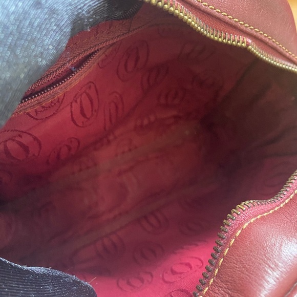 SOLD OUT!! Authentic Cartier Bordeaux Leather Bag - Picture 11 of 14